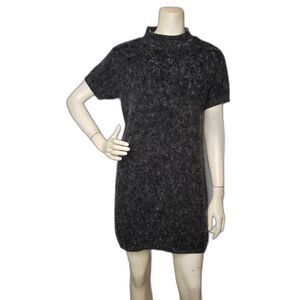 Vintage 90's Y2K In Charge Short Sleeve Midi Sweater Dress Juniors Size Large